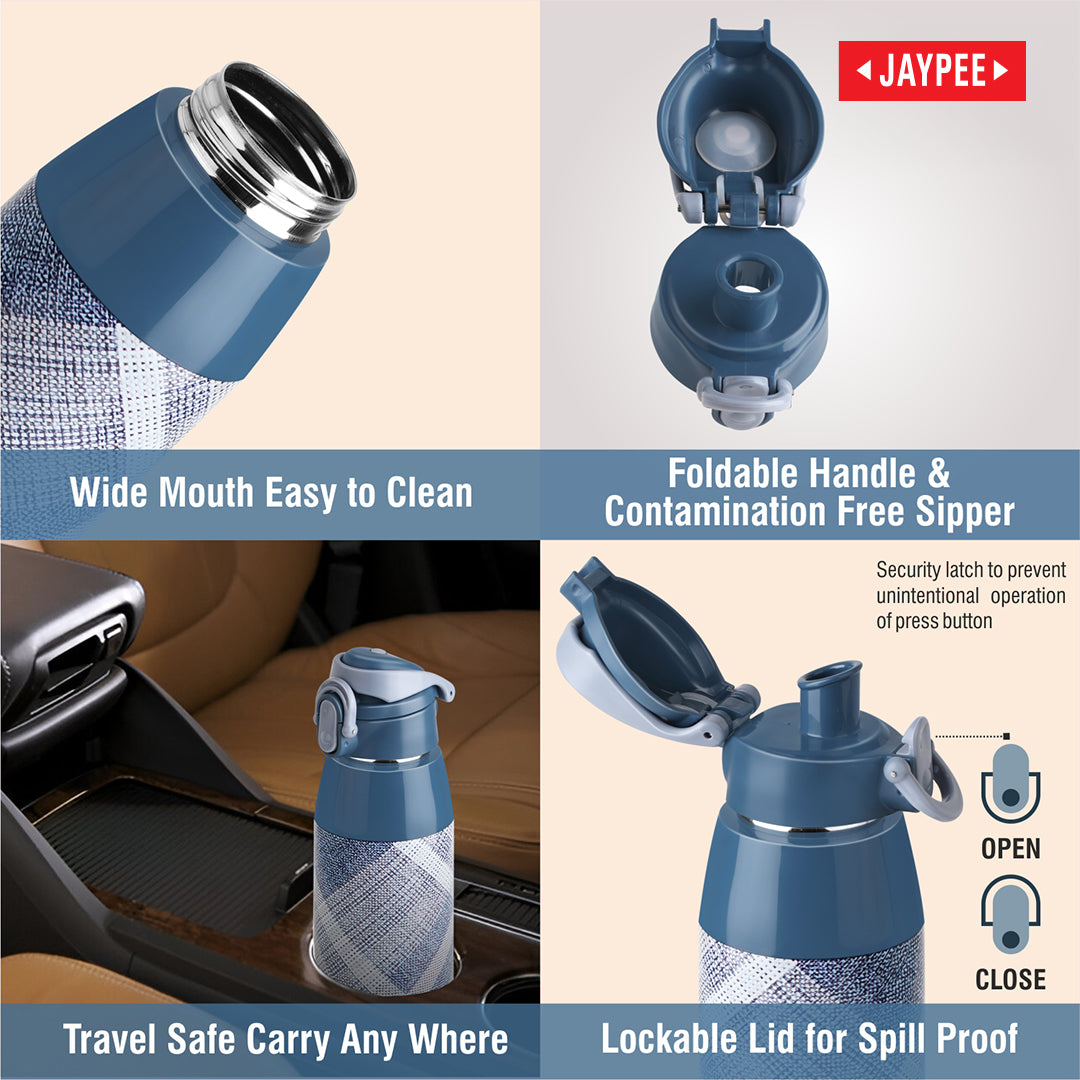Jaypee Truwater Insulated Water Bottle - Benz Blue
