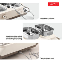 Jaypee Twin Power Electric Casserole - Grey