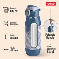 Jaypee Truwater Insulated Water Bottle - Benz Blue