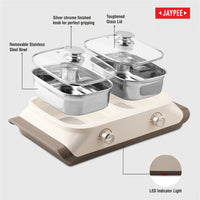 Jaypee Twin Power Electric Casserole - Grey