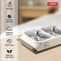 Jaypee Twin Power Electric Casserole - Grey