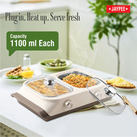 Jaypee Twin Power Electric Casserole - Grey
