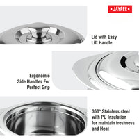 Jaypee Steelux Steel Insulated Casserole - 1000 ml