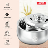 Jaypee Steelia Steel Insulated Casserole - 1500 ml