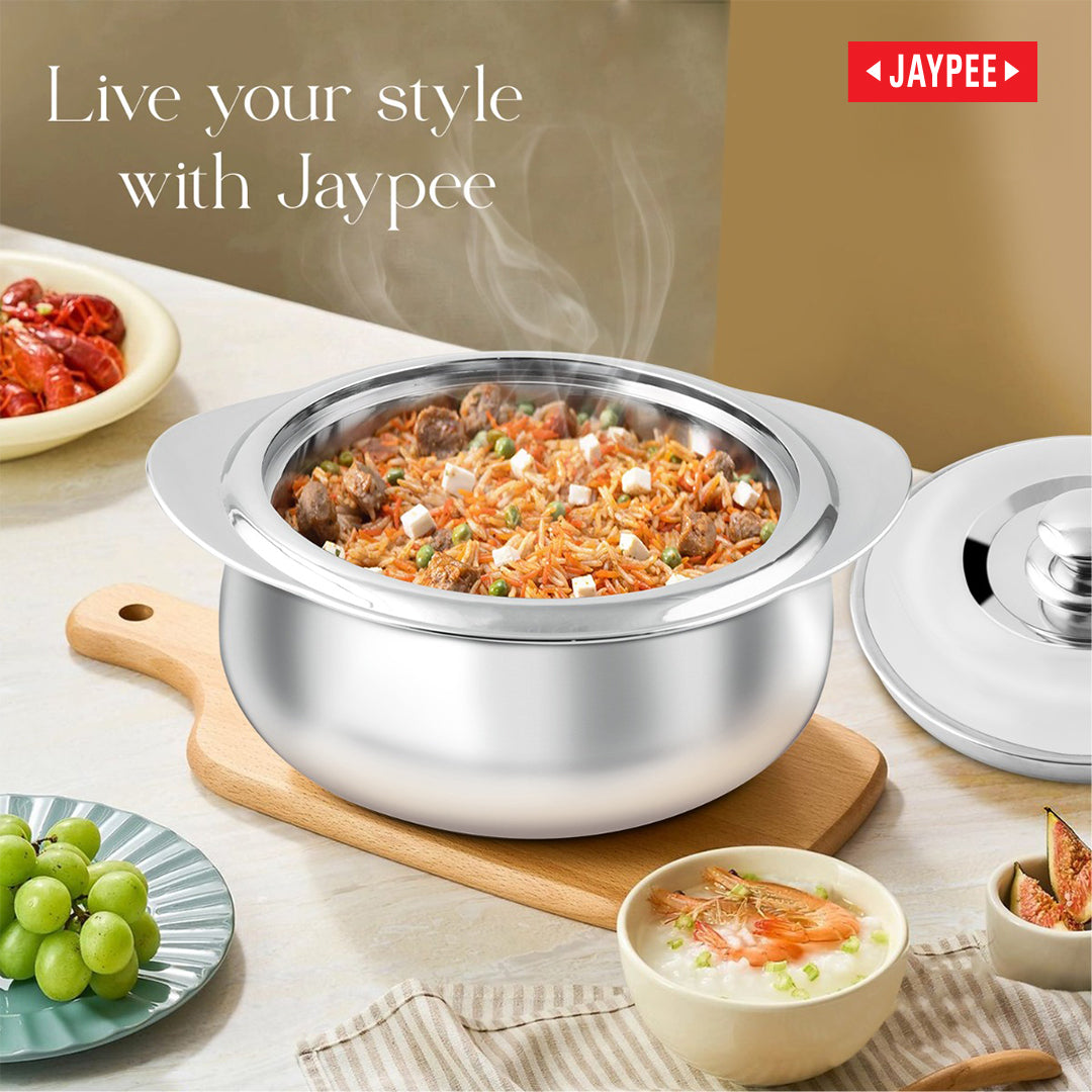 Jaypee Steelux Steel Insulated Casserole - 1500 ml