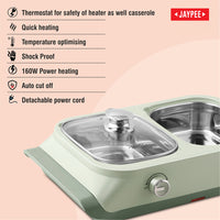 Jaypee Twin Power Electric Casserole - Green