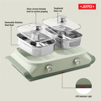 Jaypee Twin Power Electric Casserole - Green