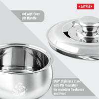 Jaypee Steelia Steel Insulated Casserole - 3000 ml