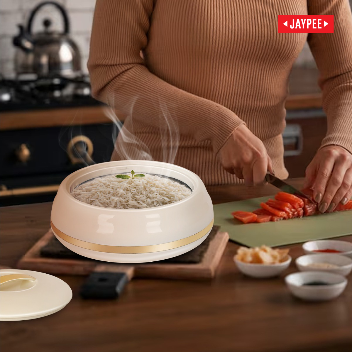 Jaypee Alisa Neo Insulated Casserole - stainless steel inner body