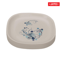 Jaypee Le Diner Square Quarter Plate 6 Pcs. (Printed)