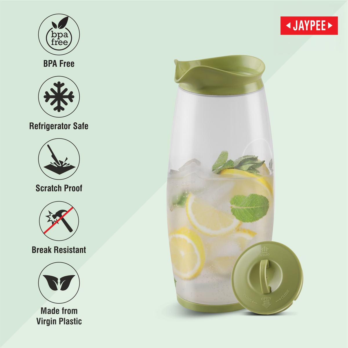 Jaypee Hippo Non Insulated Water Jug 1930 ML