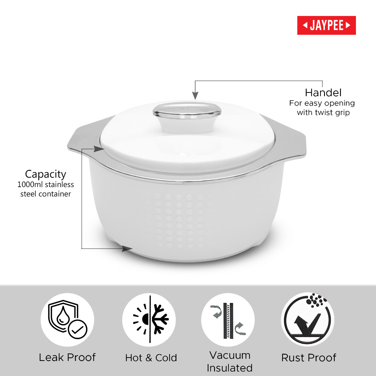 Jaypee Fine Dine Insulated Casserole