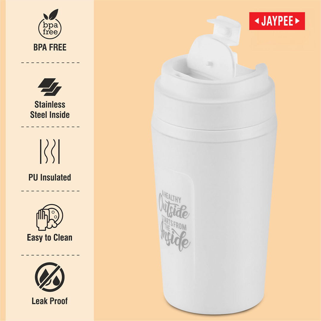 Jaypee Zipsip PU Insulated Hot & Cold Stainless Steel Coffee Mug