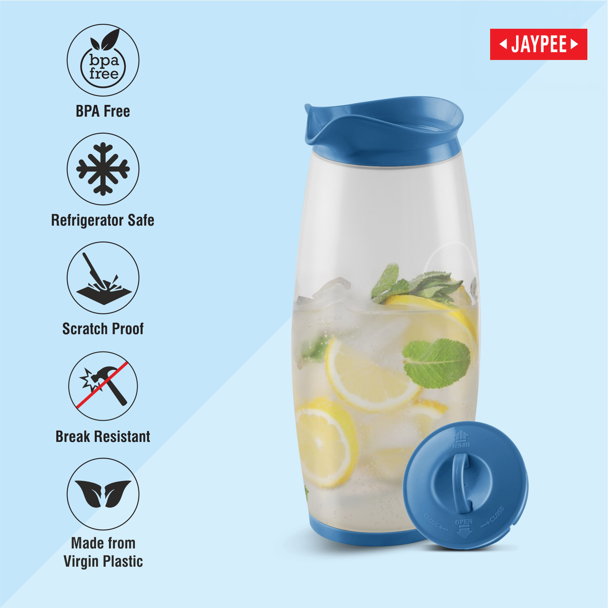Jaypee Hippo Non Insulated Water Jug 1930 ML
