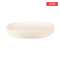 Jaypee Le Diner Square Full Plate 6 Pcs. (Plain)