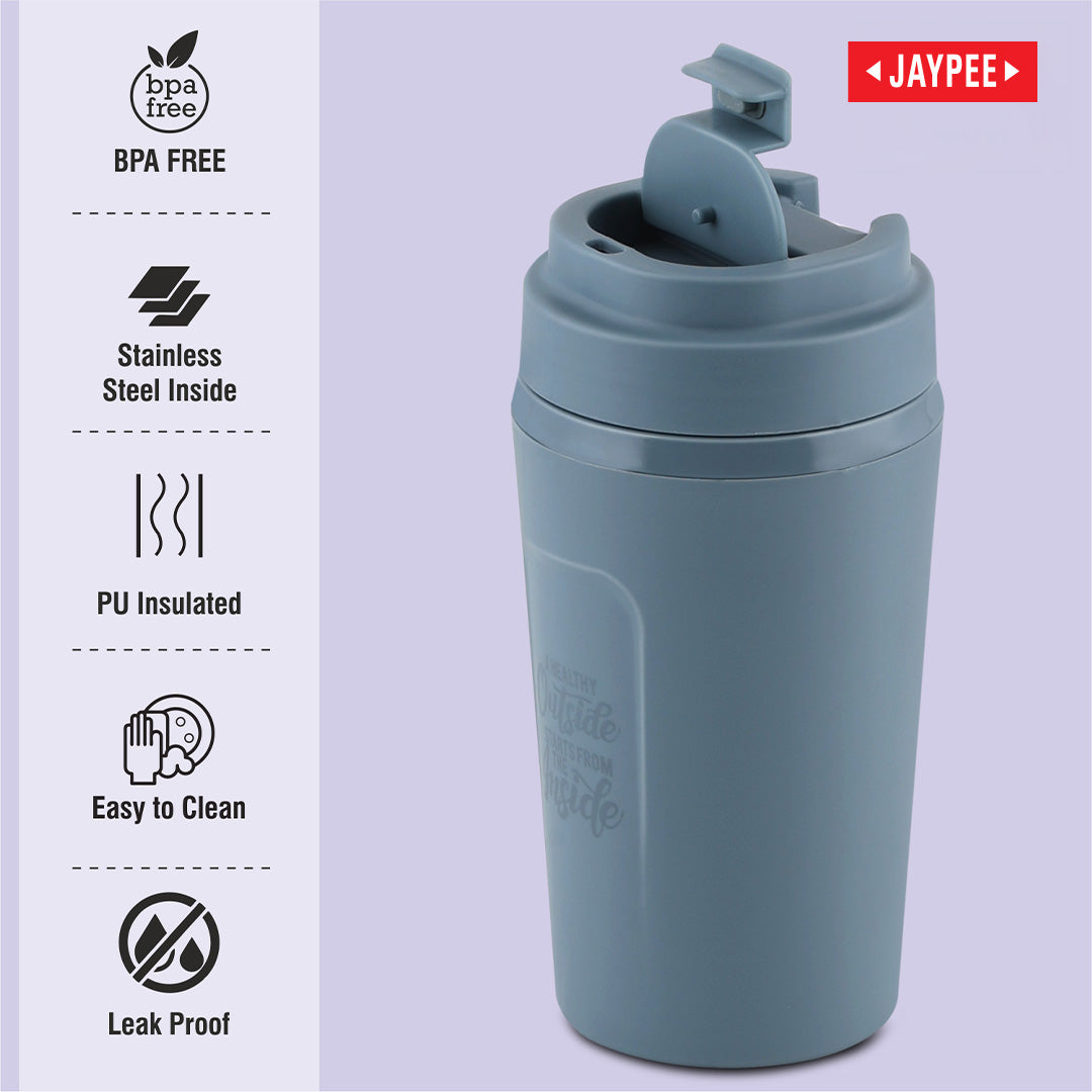 Jaypee Zipsip PU Insulated Hot & Cold Stainless Steel Coffee Mug