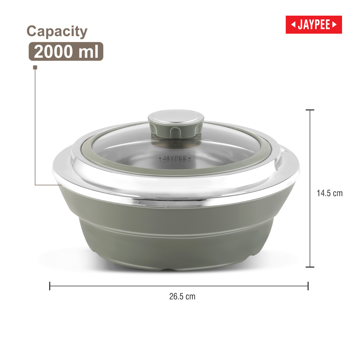 Jaypee Cassaglass Insulated Casserole