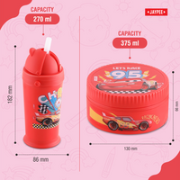 Jaypee First Step Combo Insulated Lunch Box 370ml & Sipper Water Bottle 275ml