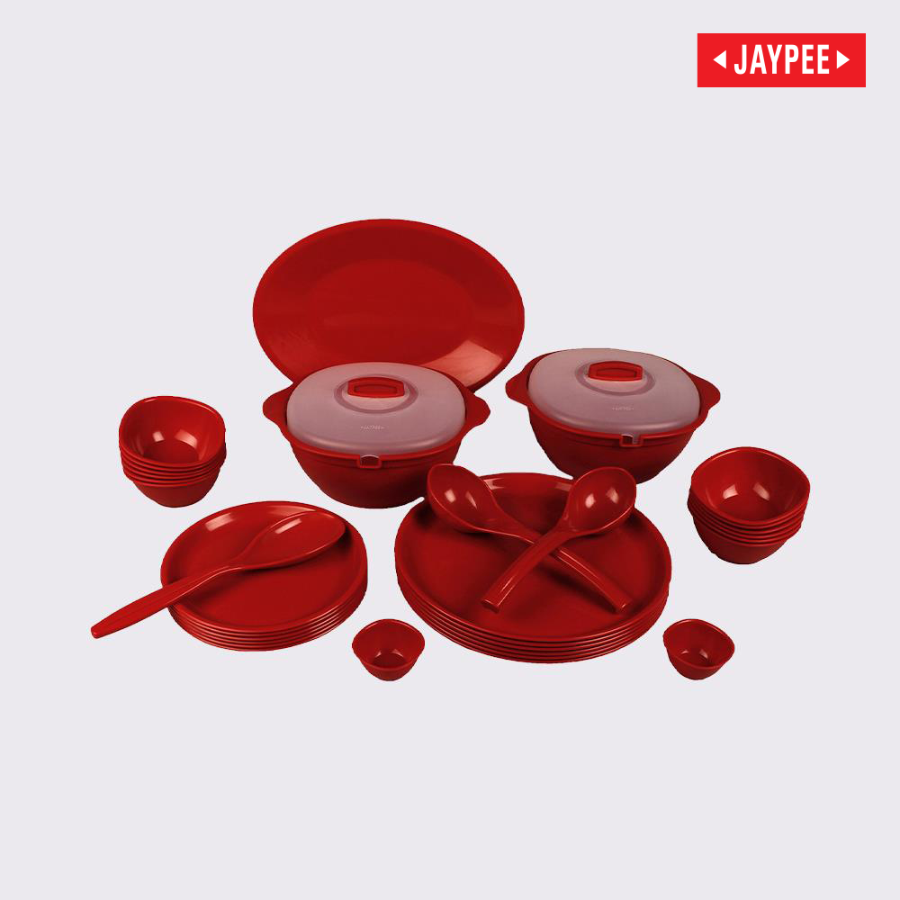 Jaypee Le Diner Round Dinner Set 34 Pcs. (Plain)