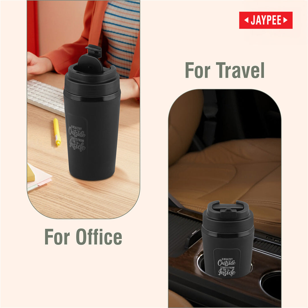 Jaypee Zipsip PU Insulated Hot & Cold Stainless Steel Coffee Mug