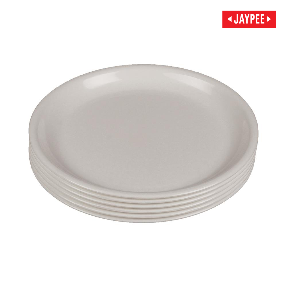 Jaypee Le Diner Round Full Plate 6 Pcs. (Plain)