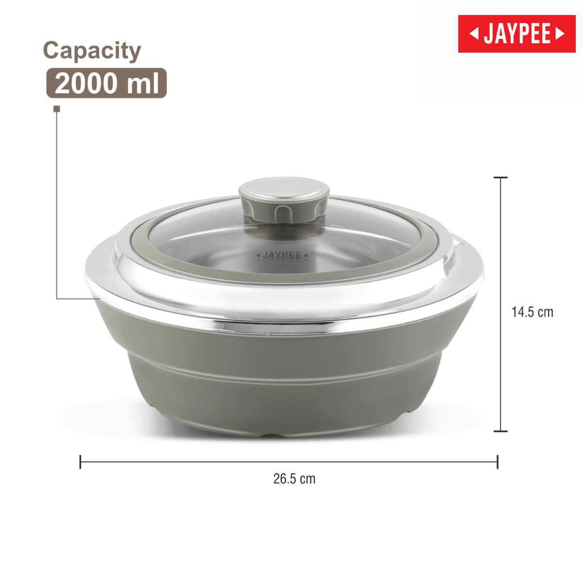 Jaypee Cassaglass Insulated Casserole