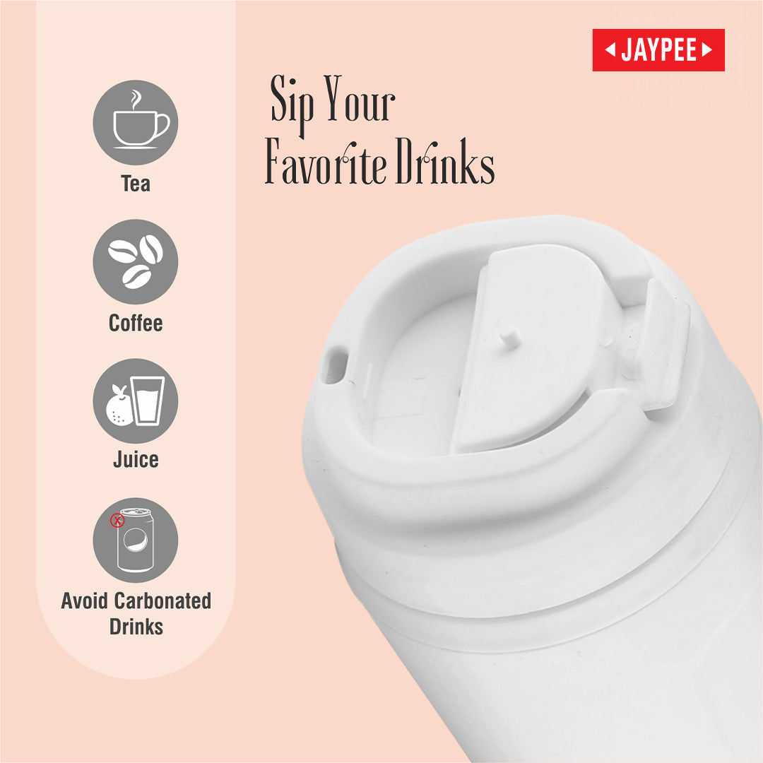 Jaypee Zipsip PU Insulated Hot & Cold Stainless Steel Coffee Mug
