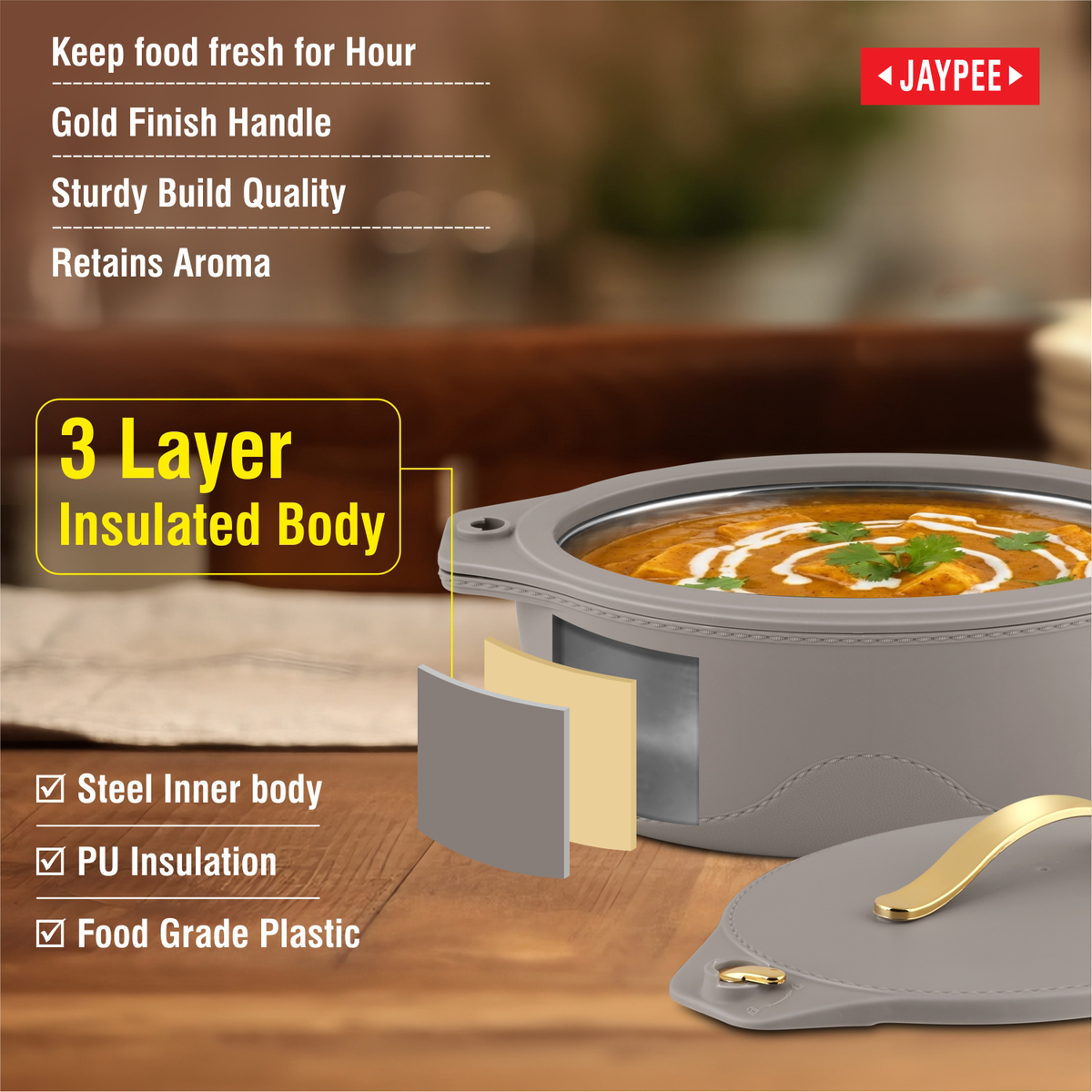 Jaypee Princeton Insulated Casserole