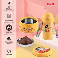 Jaypee First Step Combo Insulated Lunch Box 370ml & Sipper Water Bottle 275ml