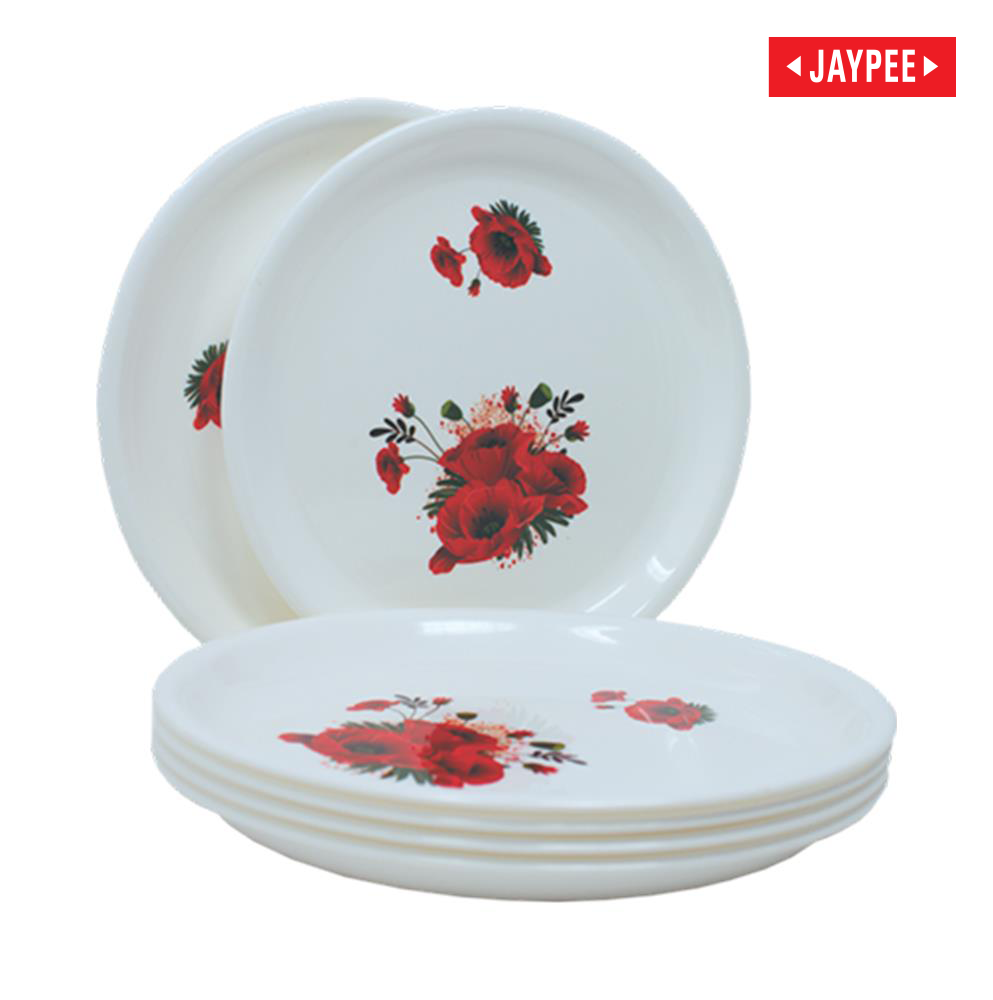 Jaypee Le Diner Round Quarter Plate 6 Pcs. (Printed)