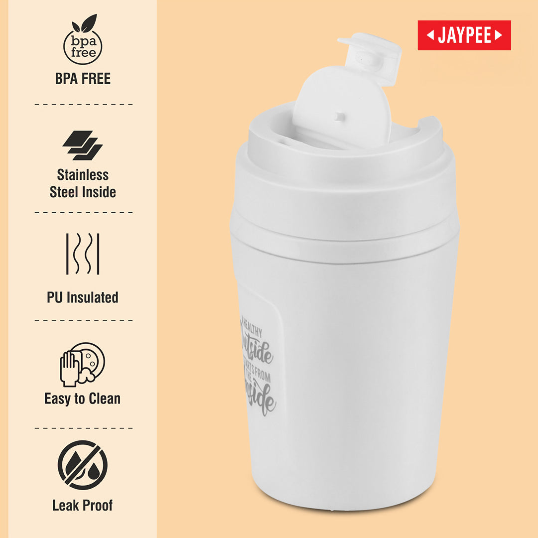 Jaypee Zipsip PU Insulated Hot & Cold Stainless Steel Coffee Mug