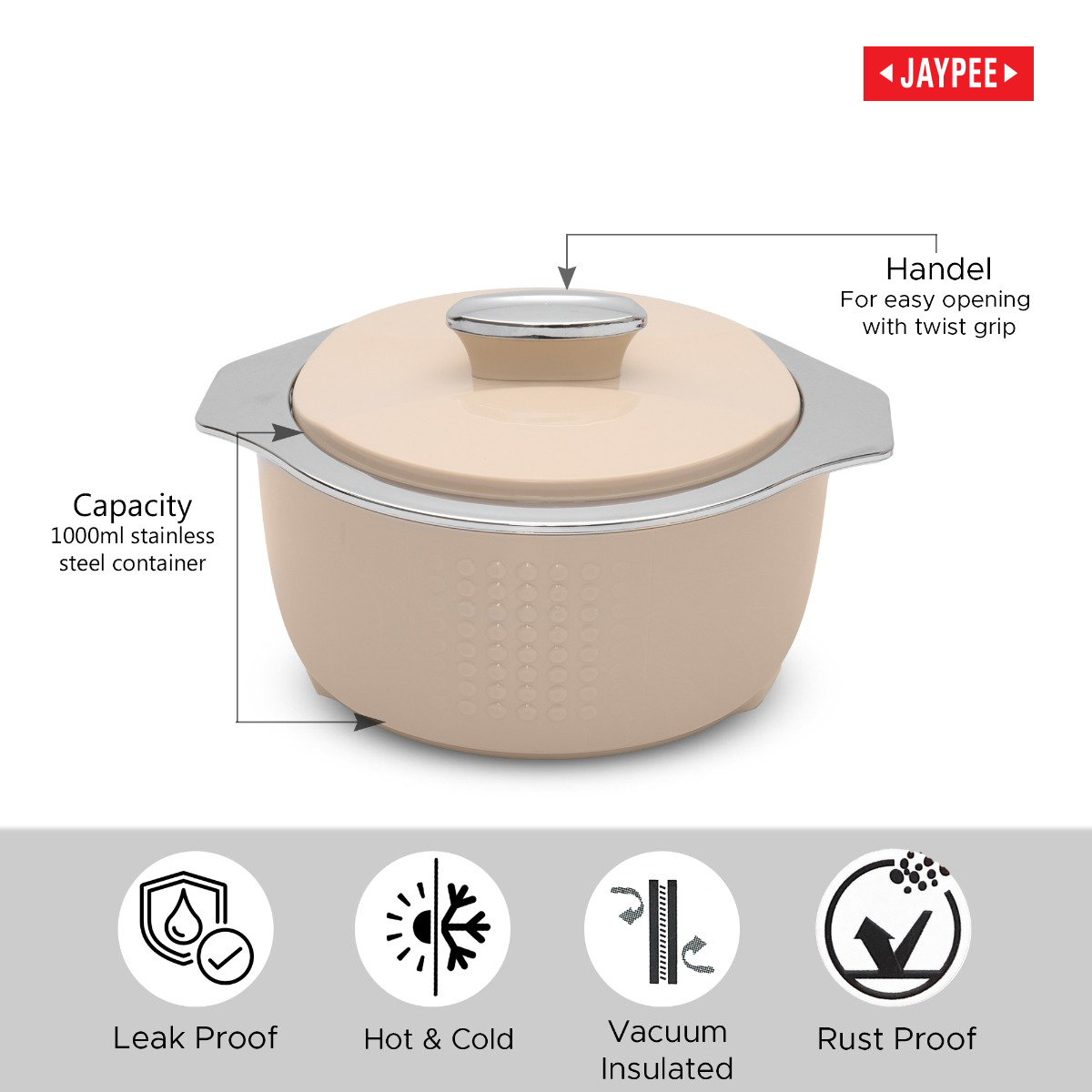 Jaypee Fine Dine Insulated Casserole