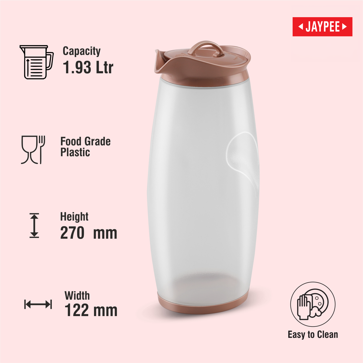 Jaypee Hippo Non Insulated Water Jug 1930 ML