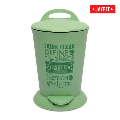 Jaypee Bits Bin Pedal Dustbin With Lid For Home, Kitchen & Office, 4 Ltr Black
