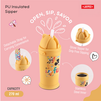 Jaypee First Step Combo Insulated Lunch Box 370ml & Sipper Water Bottle 275ml