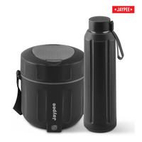 Jaypee Etosip Stainless Steel Electric Lunch Box With Pu Insulated Steel Bottle