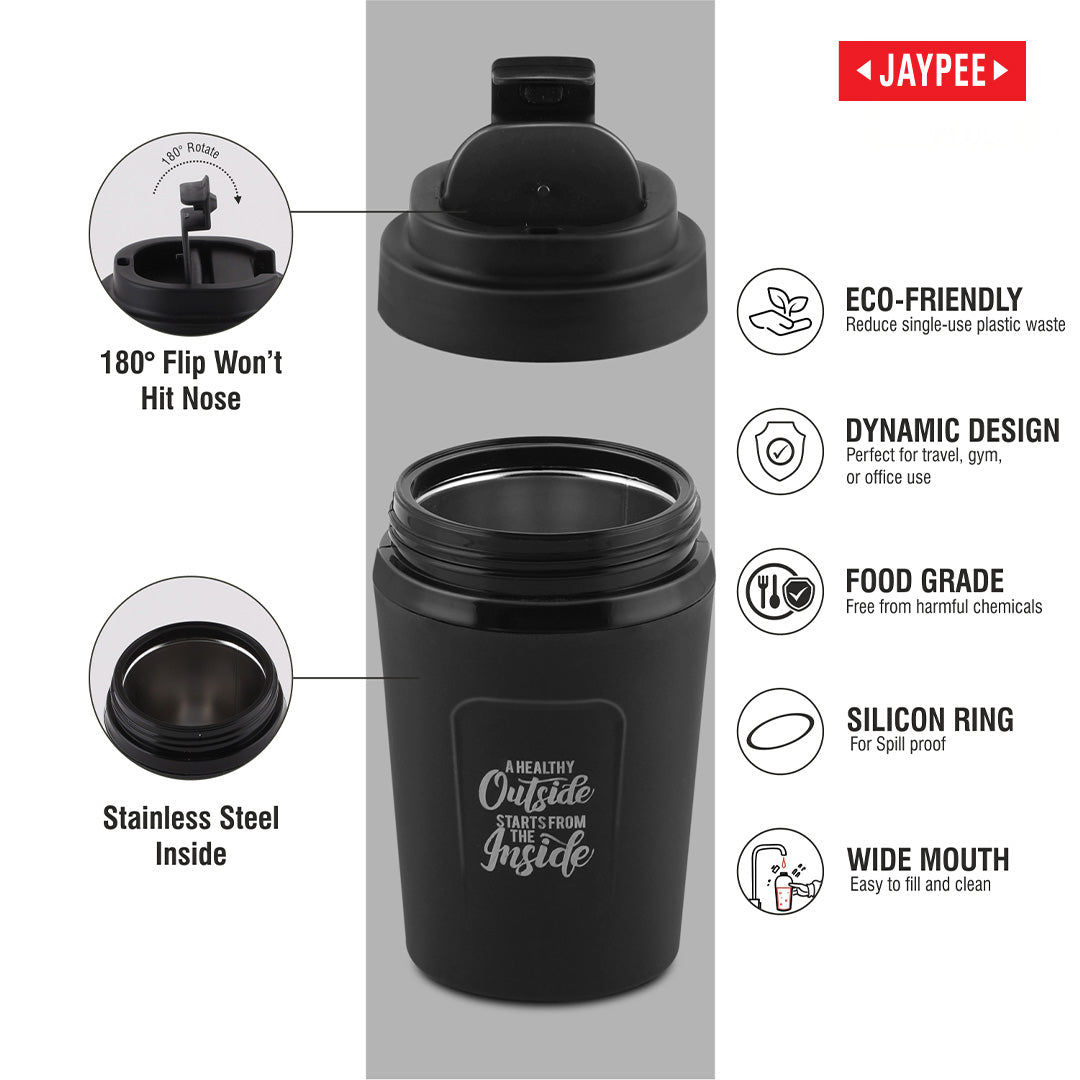 Jaypee Zipsip PU Insulated Hot & Cold Stainless Steel Coffee Mug
