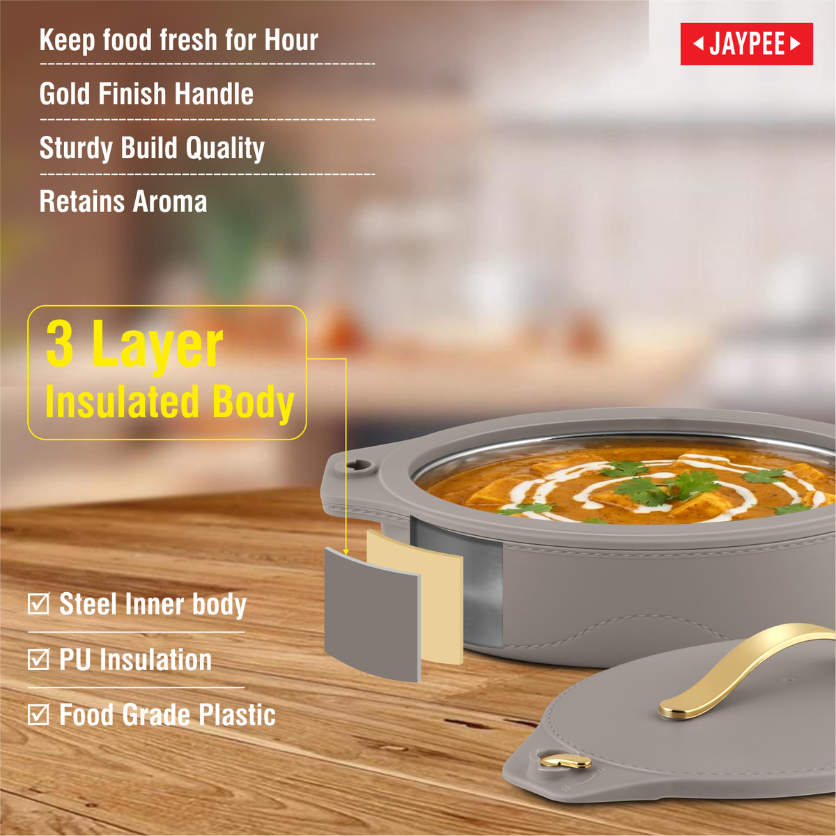 Jaypee Princeton Insulated Casserole
