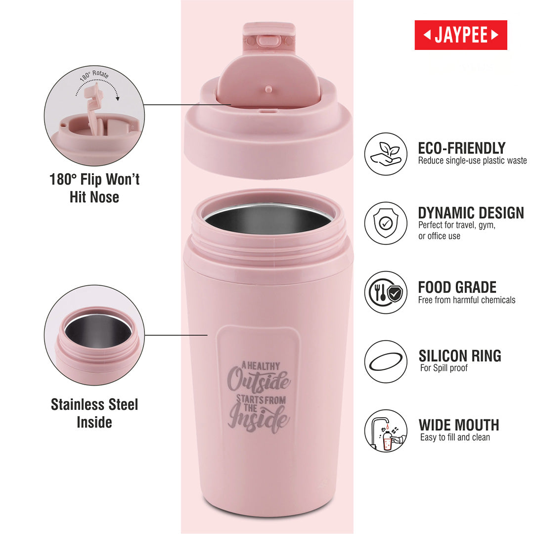Jaypee Zipsip PU Insulated Hot & Cold Stainless Steel Coffee Mug