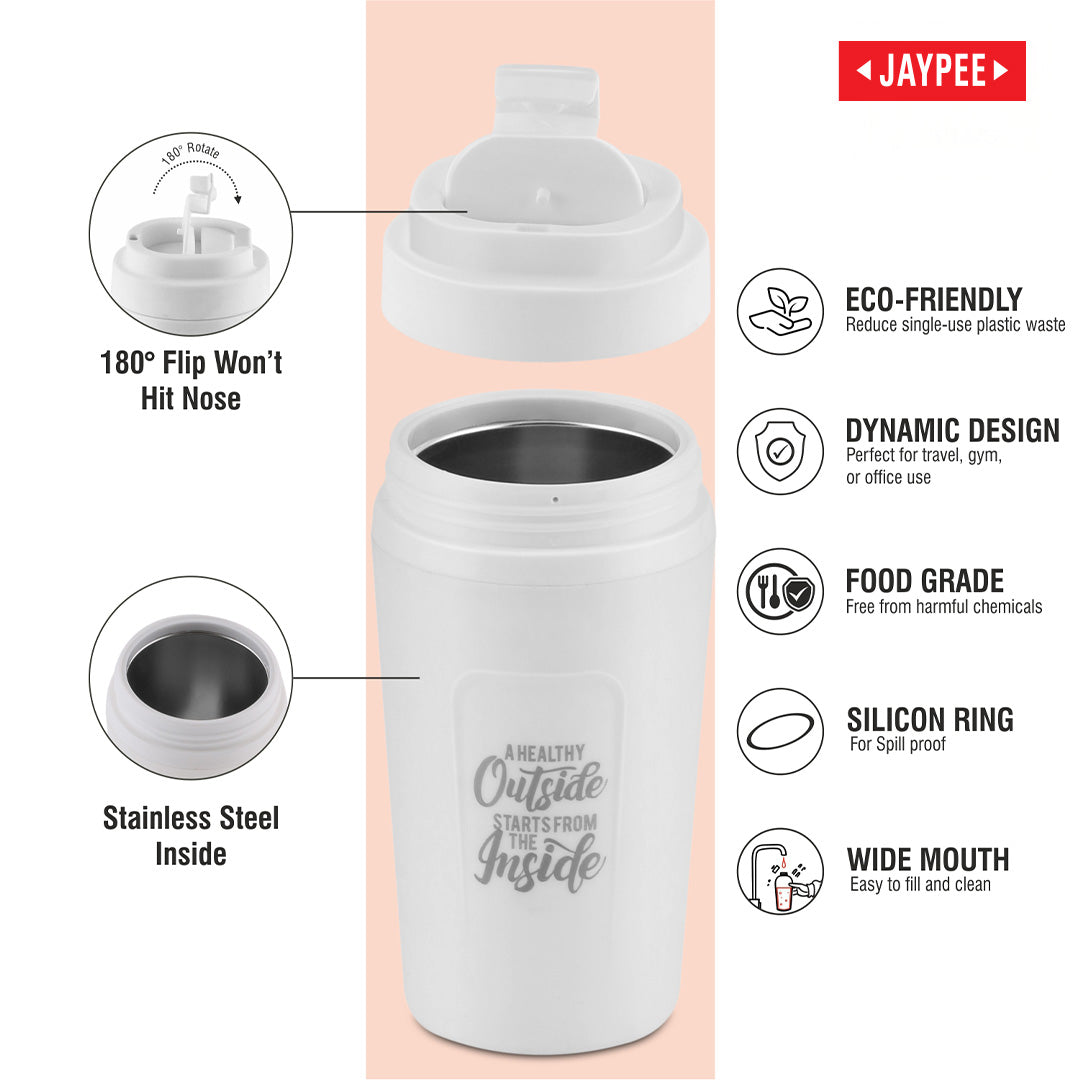 Jaypee Zipsip PU Insulated Hot & Cold Stainless Steel Coffee Mug