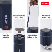 Jaypee Etosip Stainless Steel Electric Lunch Box With Pu Insulated Steel Bottle