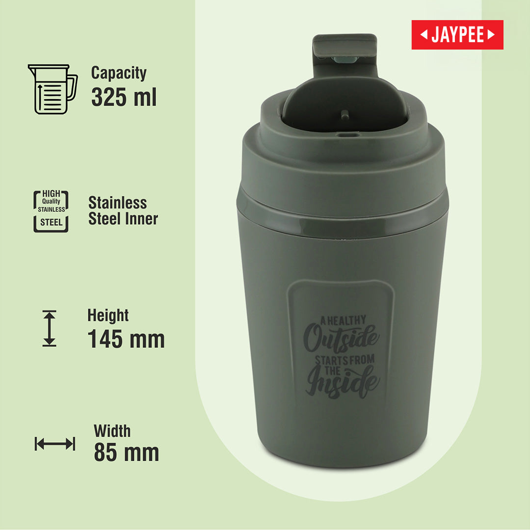Jaypee Zipsip PU Insulated Hot & Cold Stainless Steel Coffee Mug