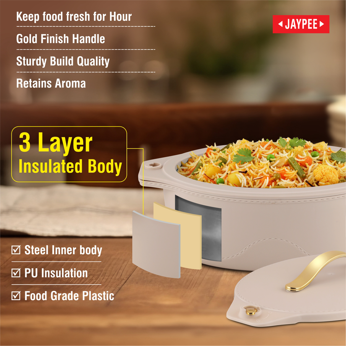 Jaypee Princeton Insulated Casserole