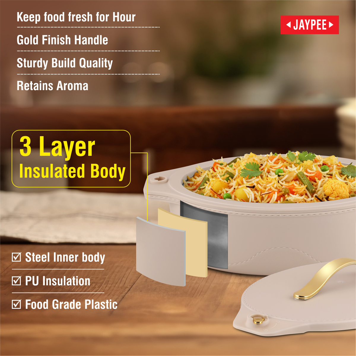 Jaypee Princeton Insulated Casserole