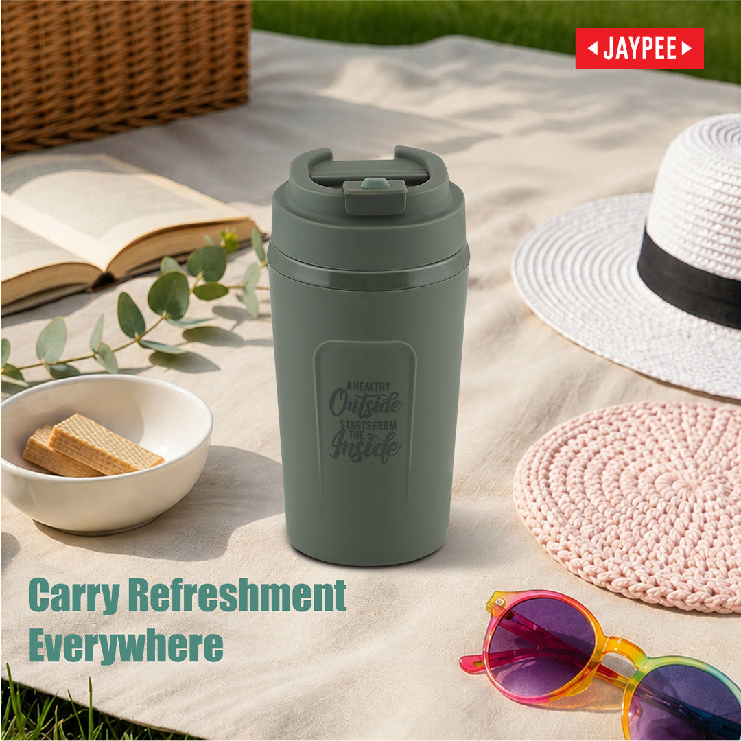 Jaypee Zipsip PU Insulated Hot & Cold Stainless Steel Coffee Mug