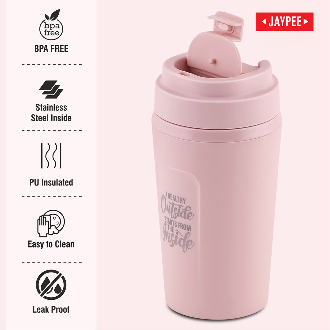 Jaypee Zipsip PU Insulated Hot & Cold Stainless Steel Coffee Mug