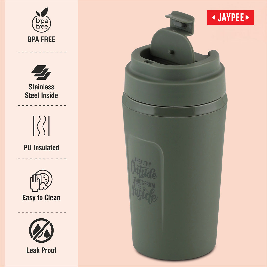 Jaypee Zipsip PU Insulated Hot & Cold Stainless Steel Coffee Mug