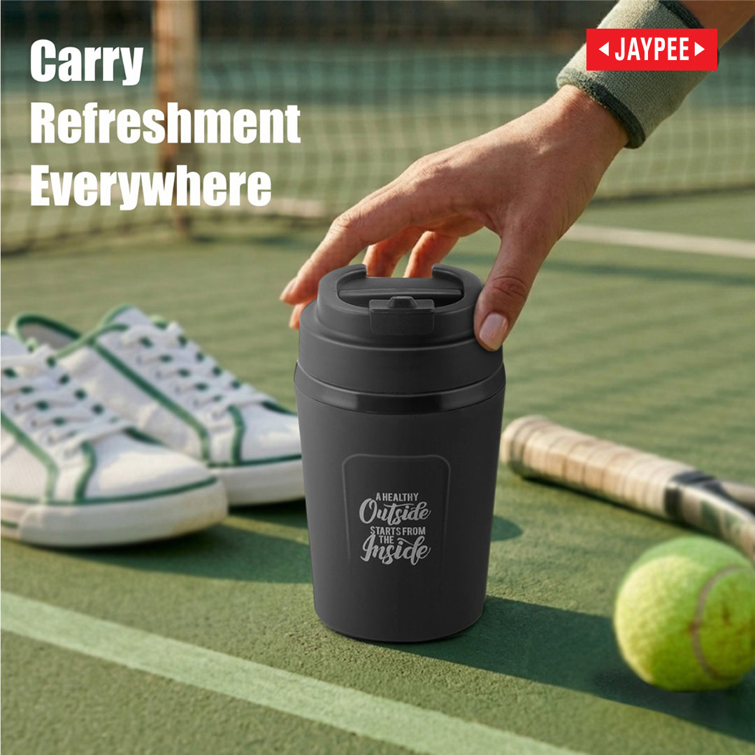 Jaypee Zipsip PU Insulated Hot & Cold Stainless Steel Coffee Mug