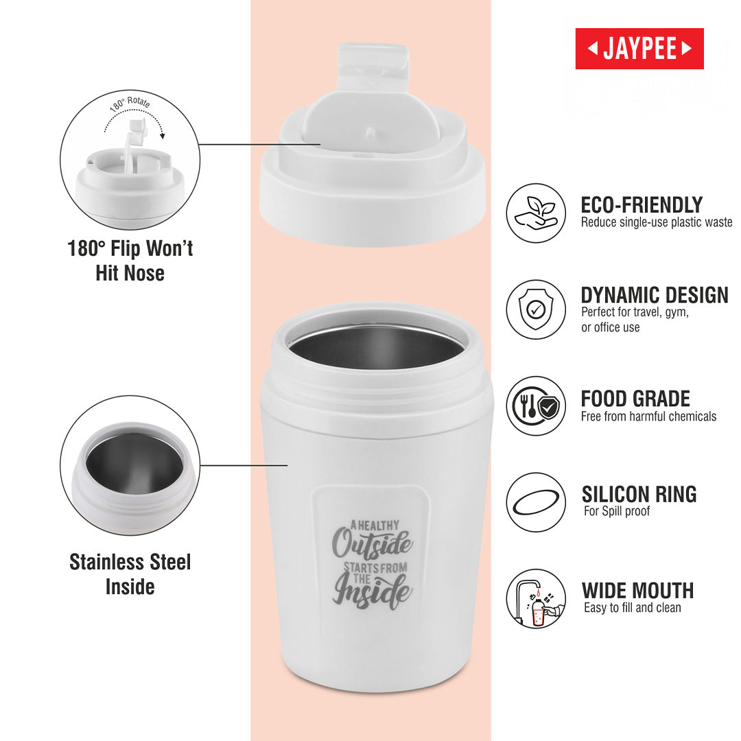 Jaypee Zipsip PU Insulated Hot & Cold Stainless Steel Coffee Mug