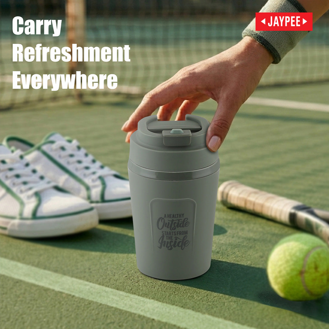 Jaypee Zipsip PU Insulated Hot & Cold Stainless Steel Coffee Mug